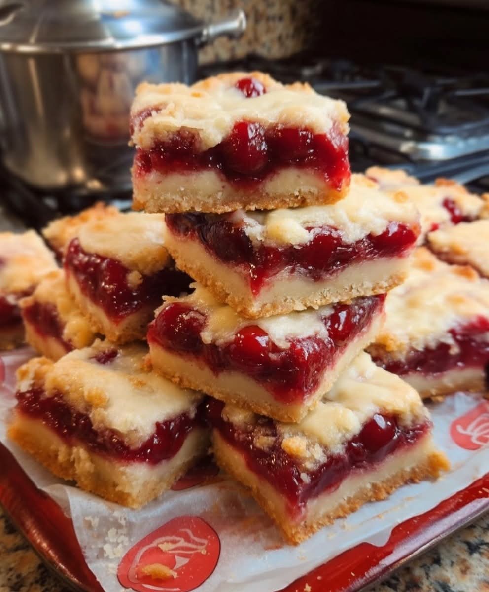 Cherry Crumble Bars – Buttery, Fruit‑Filled, and Impossible to Resist