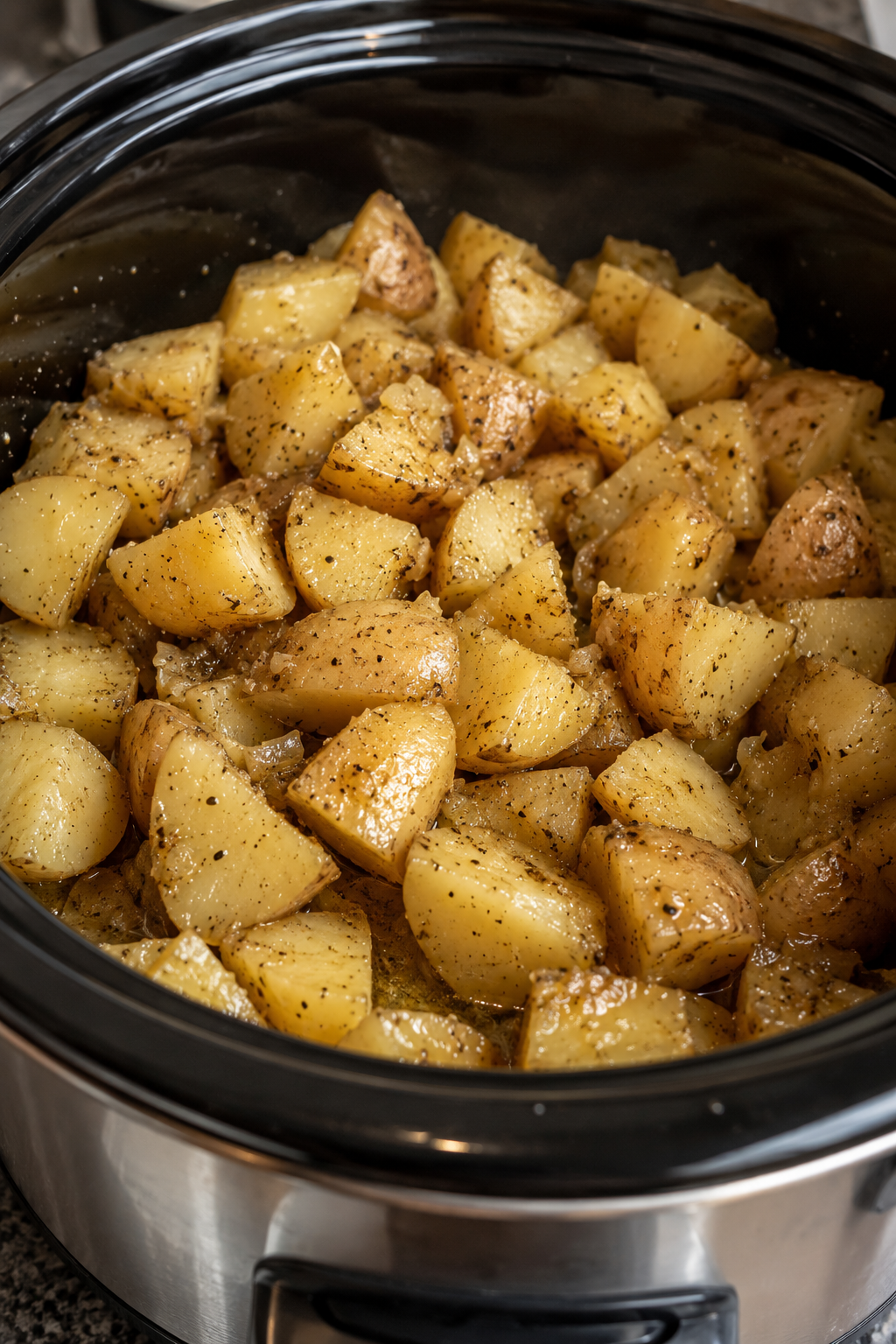 Kentucky Crockpot Potatoes – The Creamy, Cheesy, No-Fuss Side Dish That Steals the Show